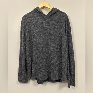 Vince Charcoal Knit Hoodie Mens Size Large